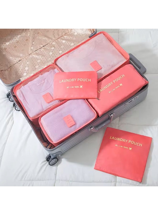 6-Piece Outdoor Traveling Household Clothing Storage Bag Set - Image 4